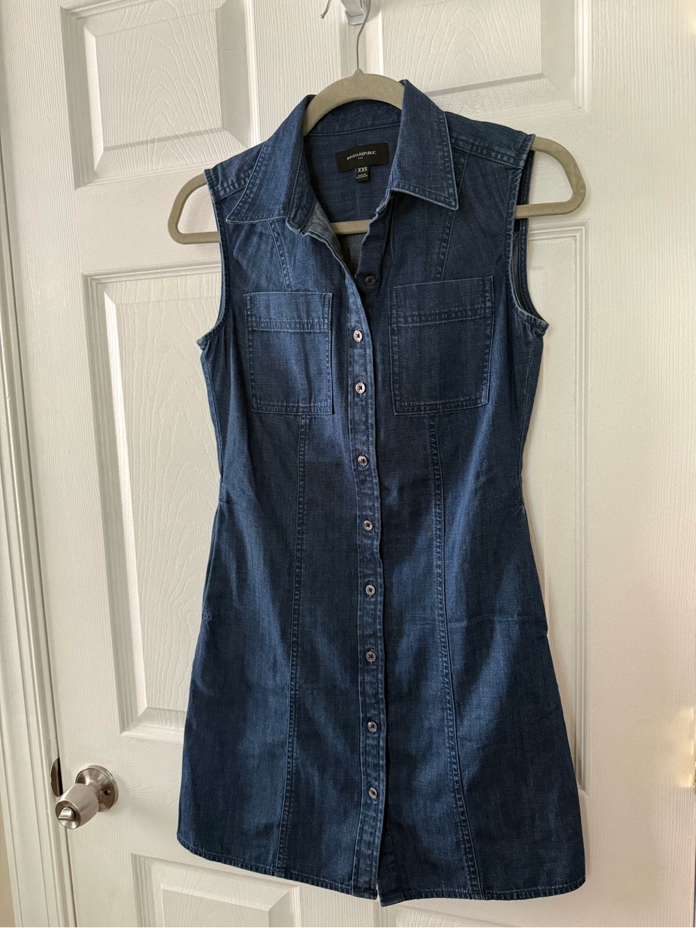 Mini Denim Dress - Picture 4 of 9